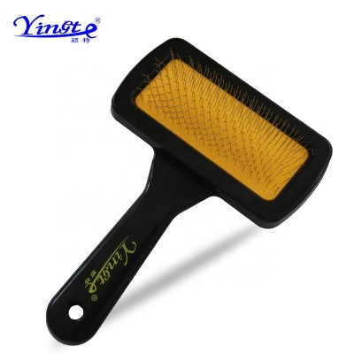 Factory Wholesale New Design Pet Cat Dog Hair Grooming Slicker Brush With Sticky Beads